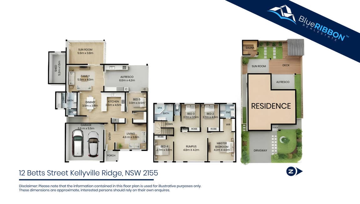 12 Betts Street, Kellyville Ridge, NSW, 2155 floor plan