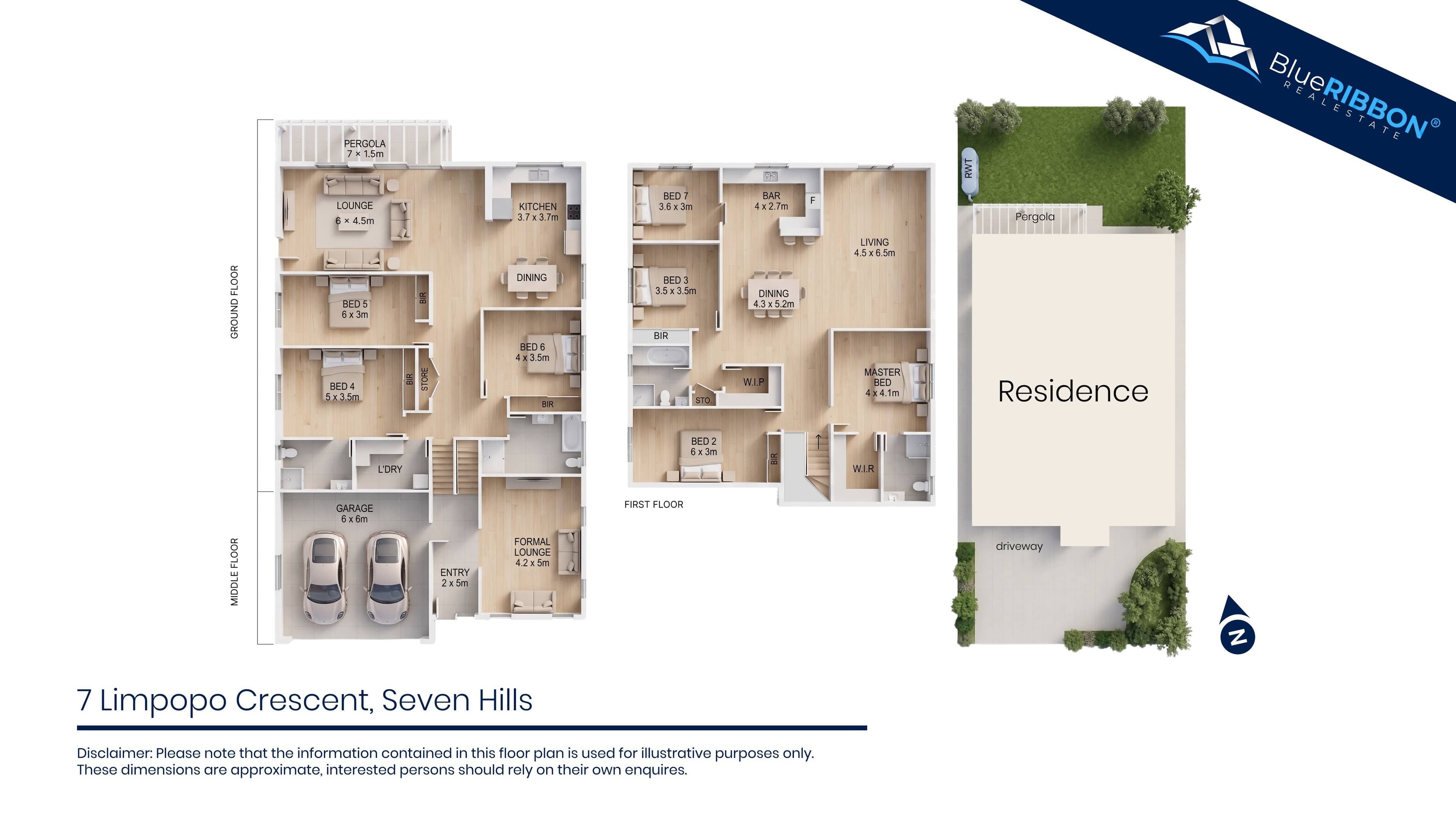 7  Limpopo  Crescent, Seven Hills, NSW, 2147 floor plan